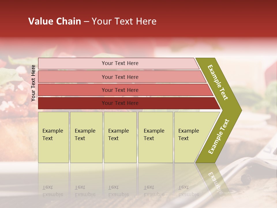 Studio Shot Sauce Baguette PowerPoint Template