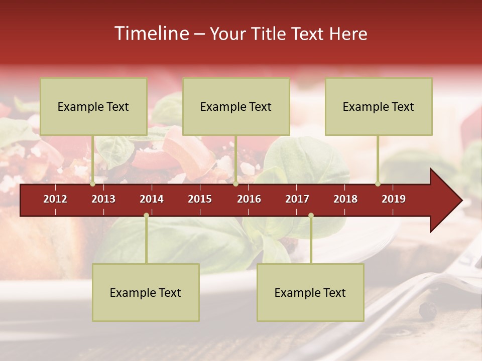 Studio Shot Sauce Baguette PowerPoint Template