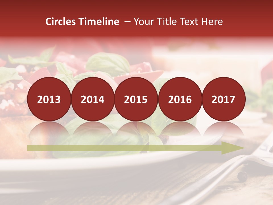 Studio Shot Sauce Baguette PowerPoint Template