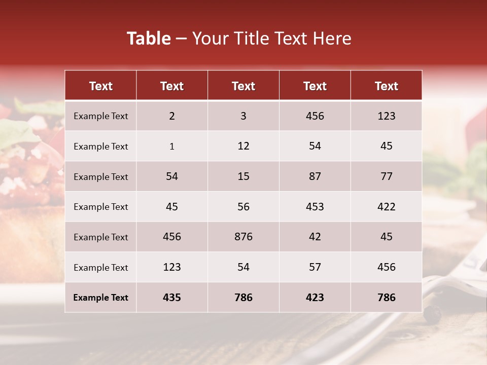 Studio Shot Sauce Baguette PowerPoint Template