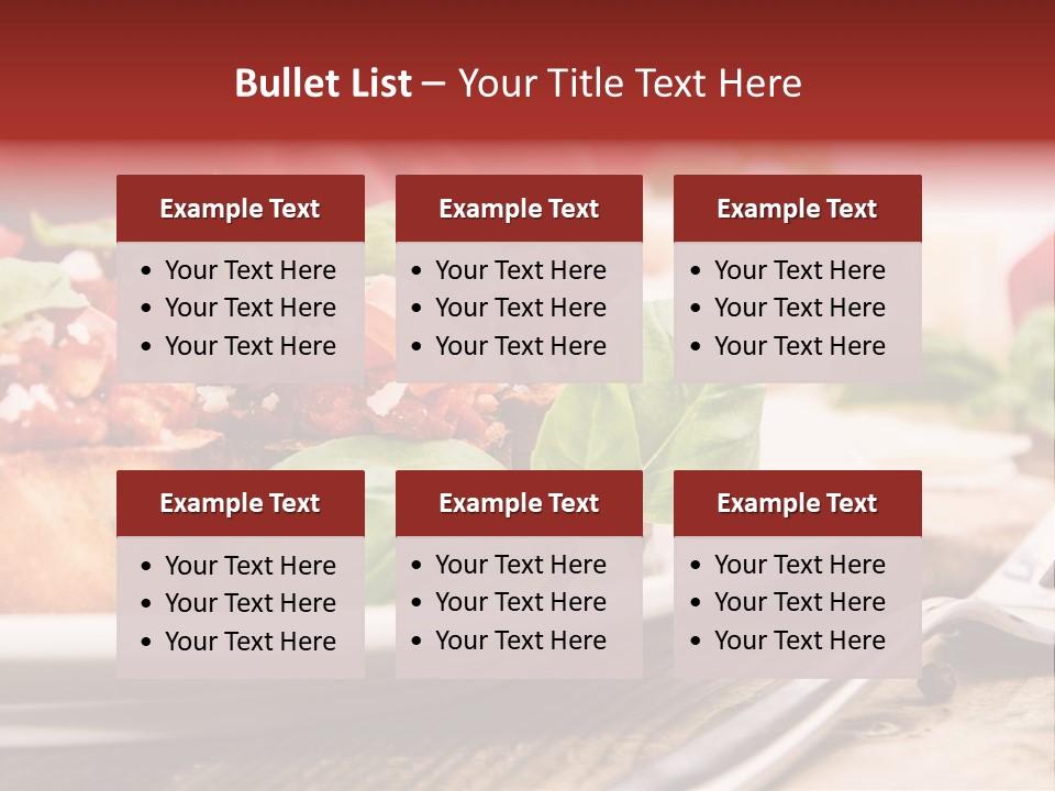 Studio Shot Sauce Baguette PowerPoint Template