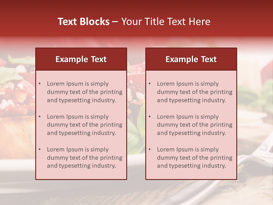 Studio Shot Sauce Baguette PowerPoint Template