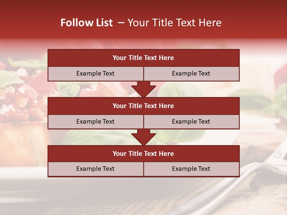 Studio Shot Sauce Baguette PowerPoint Template