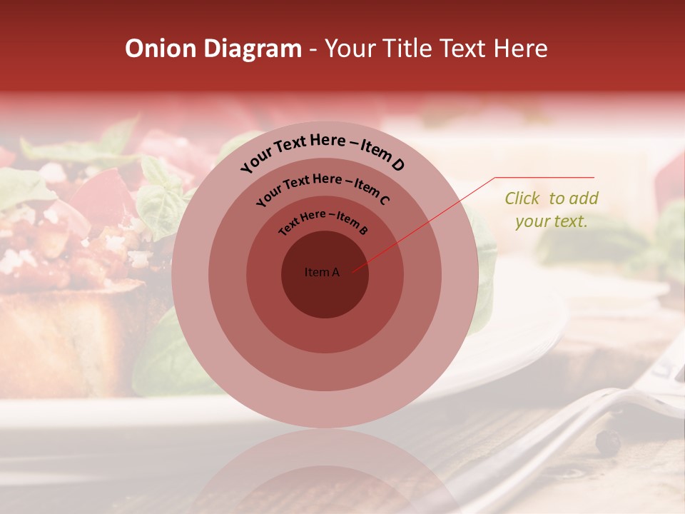 Studio Shot Sauce Baguette PowerPoint Template