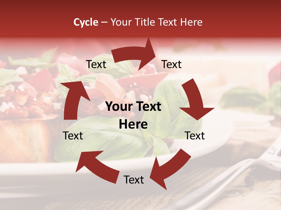 Studio Shot Sauce Baguette PowerPoint Template