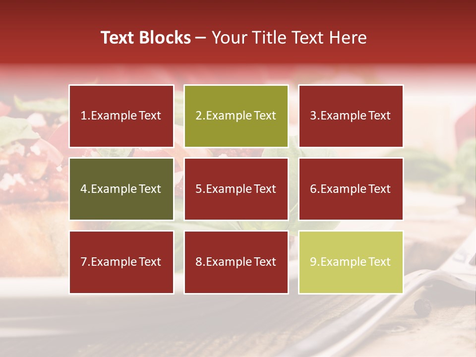 Studio Shot Sauce Baguette PowerPoint Template