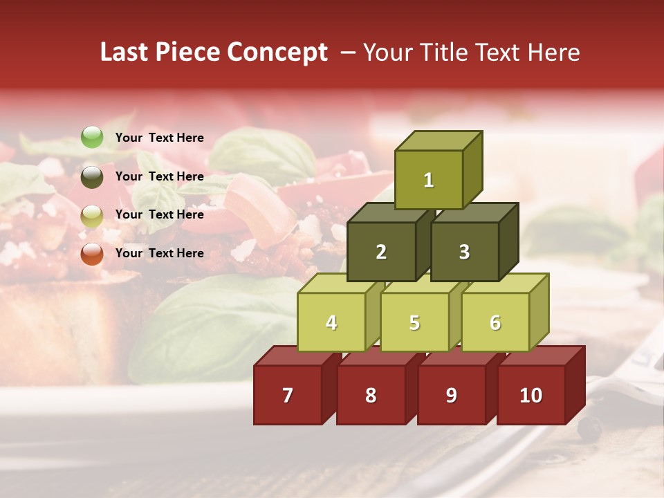 Studio Shot Sauce Baguette PowerPoint Template