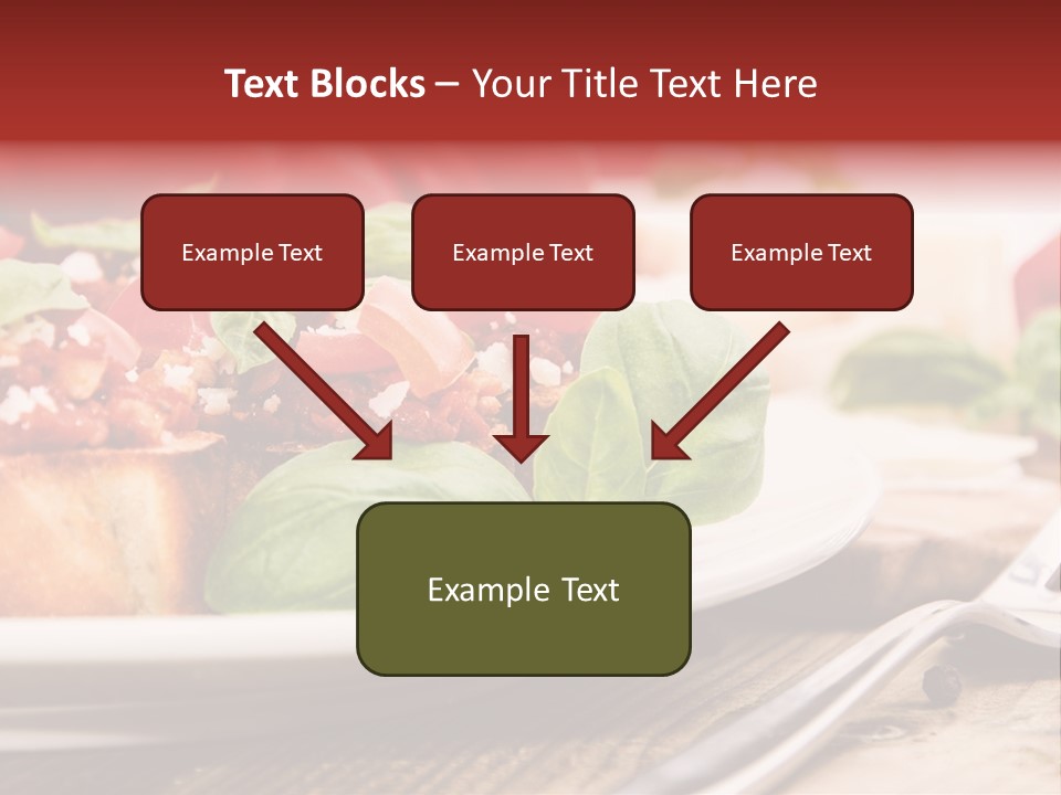 Studio Shot Sauce Baguette PowerPoint Template