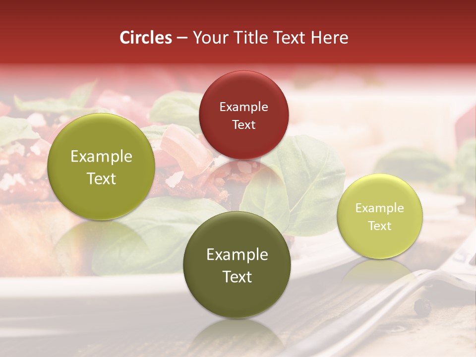 Studio Shot Sauce Baguette PowerPoint Template