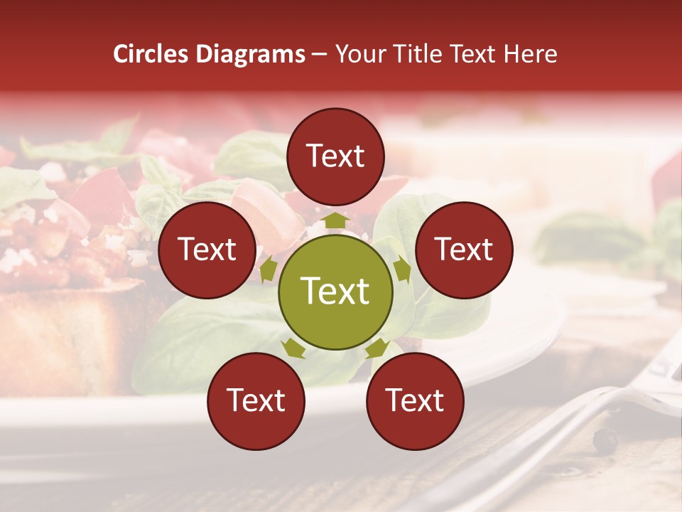 Studio Shot Sauce Baguette PowerPoint Template