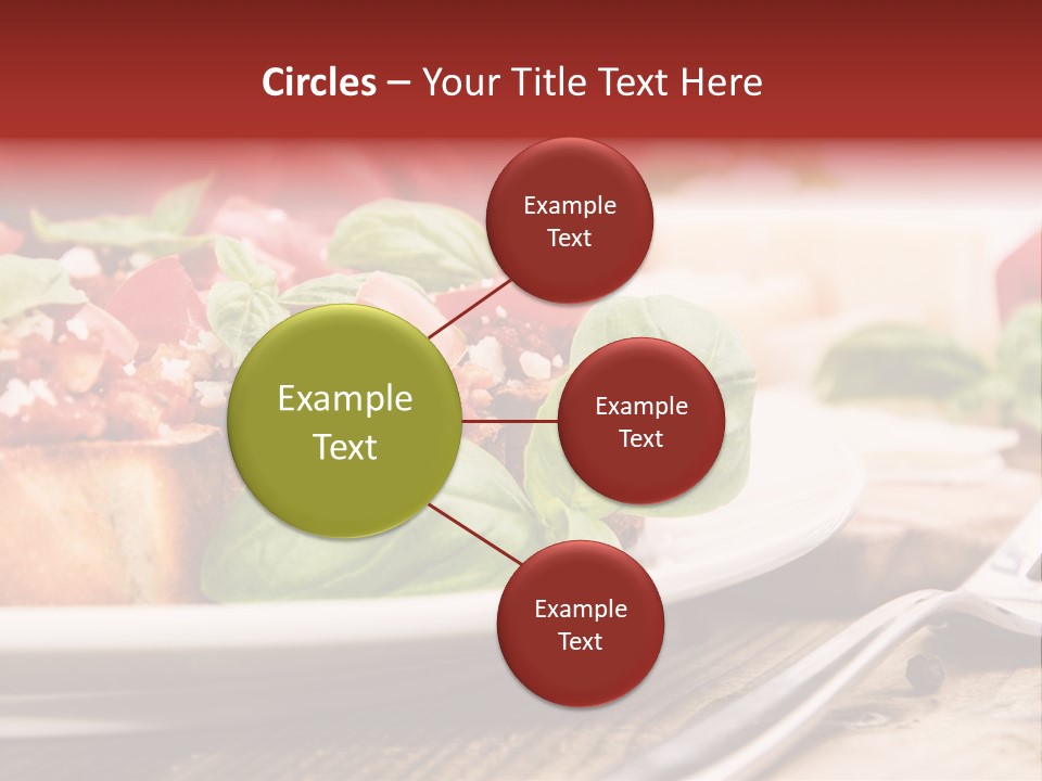 Studio Shot Sauce Baguette PowerPoint Template