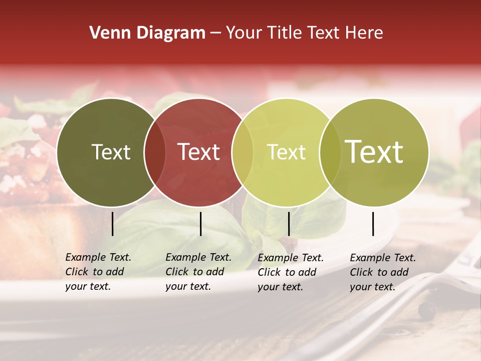 Studio Shot Sauce Baguette PowerPoint Template