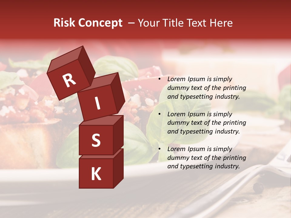 Studio Shot Sauce Baguette PowerPoint Template