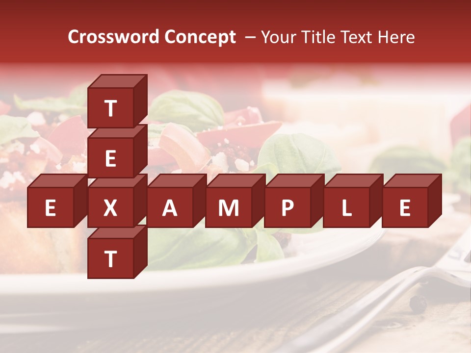 Studio Shot Sauce Baguette PowerPoint Template