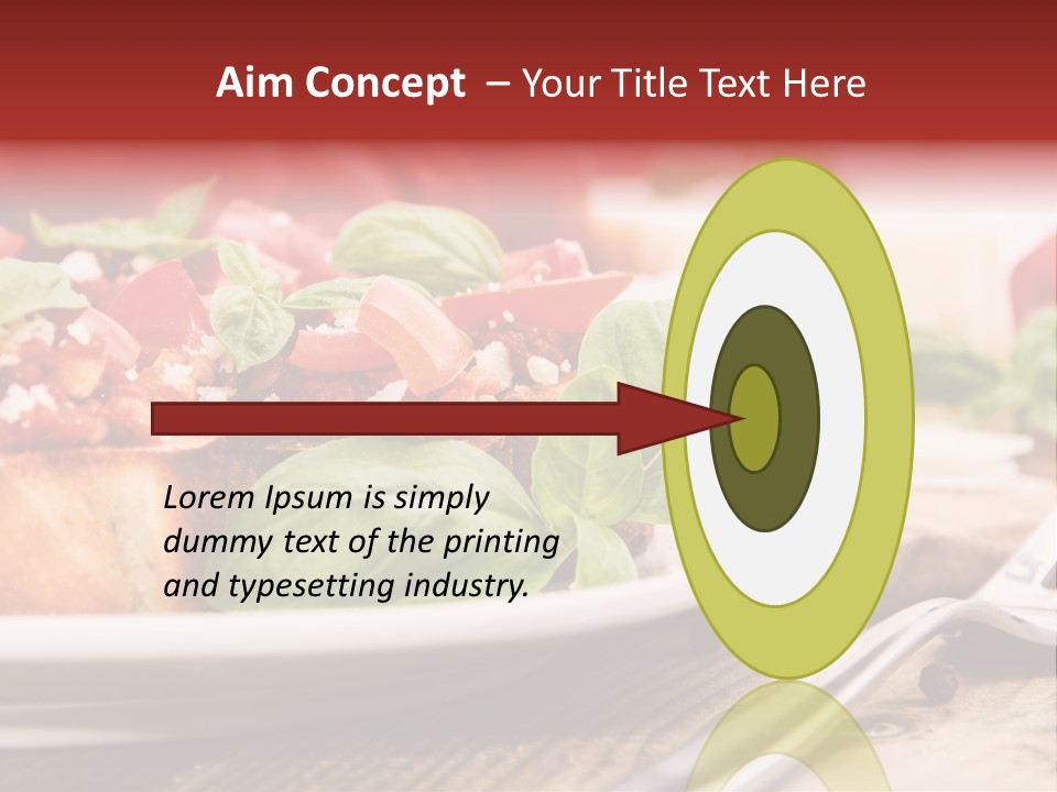 Studio Shot Sauce Baguette PowerPoint Template