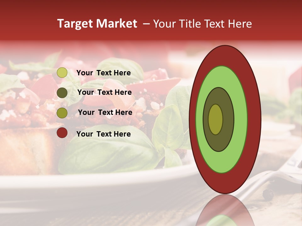 Studio Shot Sauce Baguette PowerPoint Template