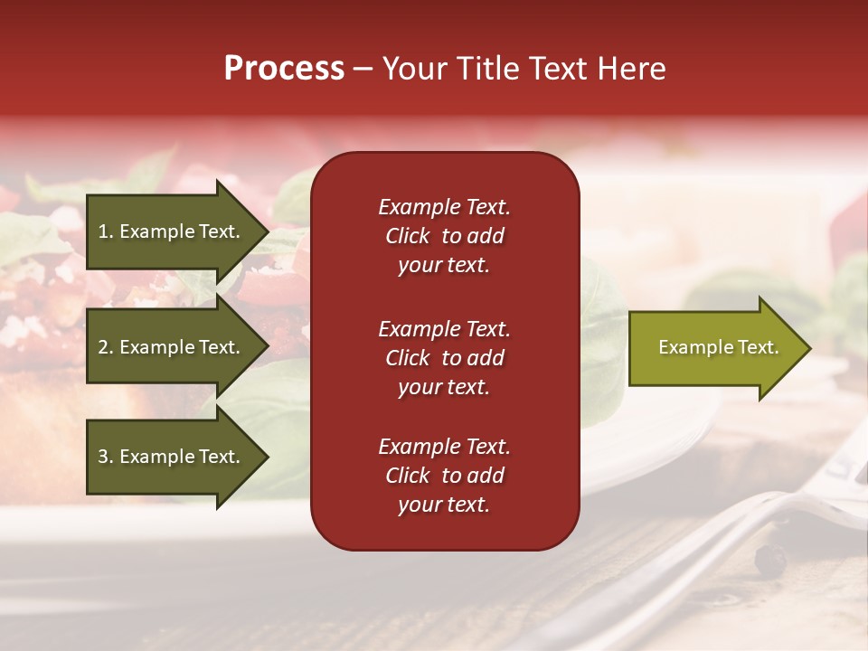 Studio Shot Sauce Baguette PowerPoint Template