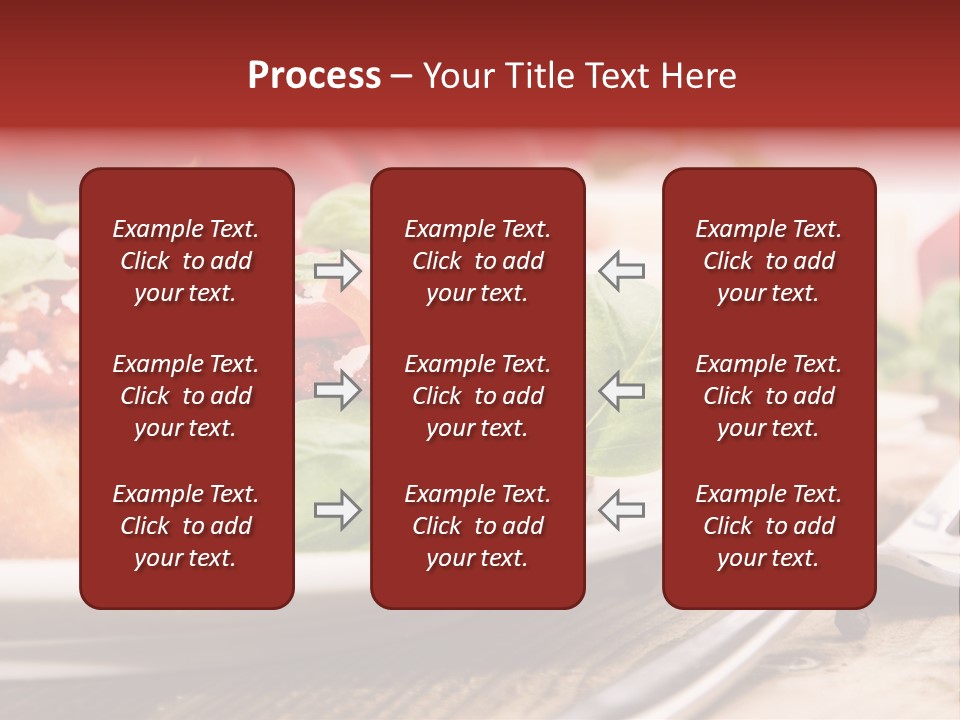 Studio Shot Sauce Baguette PowerPoint Template