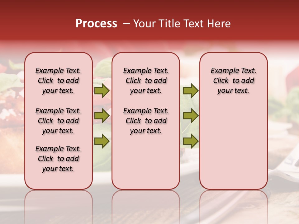 Studio Shot Sauce Baguette PowerPoint Template