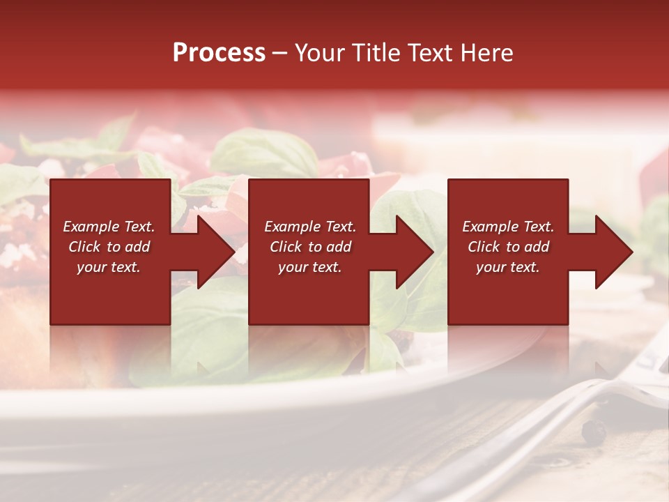 Studio Shot Sauce Baguette PowerPoint Template