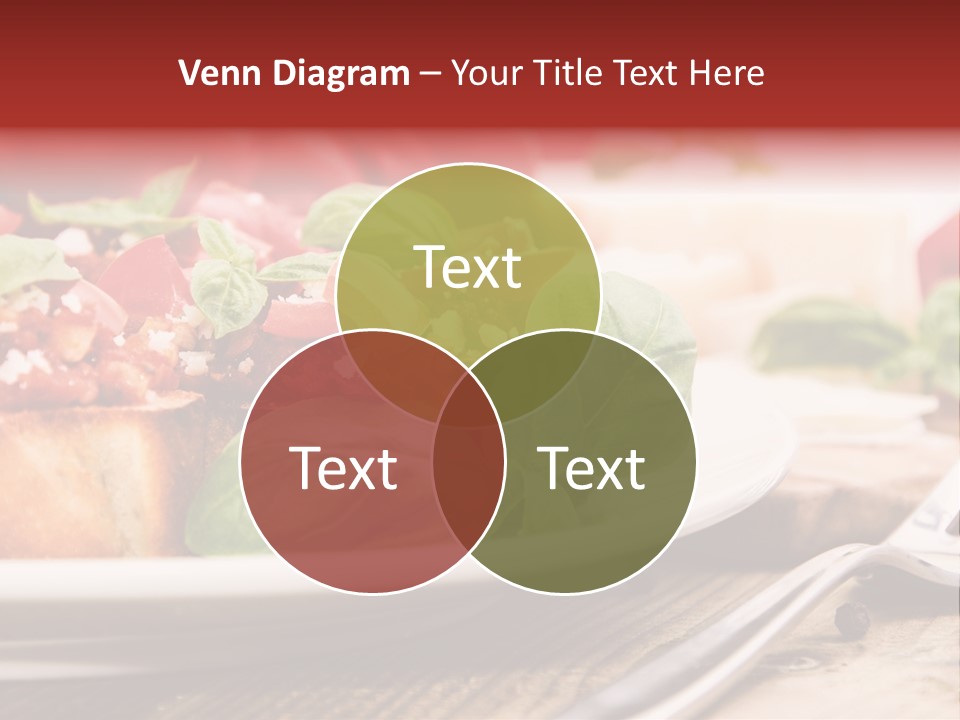 Studio Shot Sauce Baguette PowerPoint Template