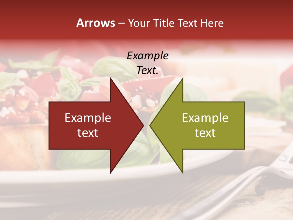 Studio Shot Sauce Baguette PowerPoint Template