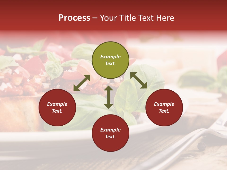 Studio Shot Sauce Baguette PowerPoint Template