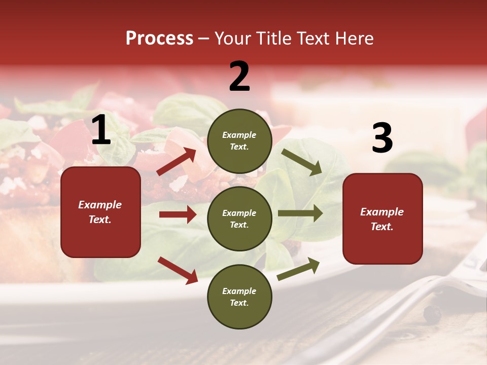 Studio Shot Sauce Baguette PowerPoint Template