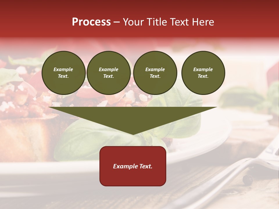 Studio Shot Sauce Baguette PowerPoint Template