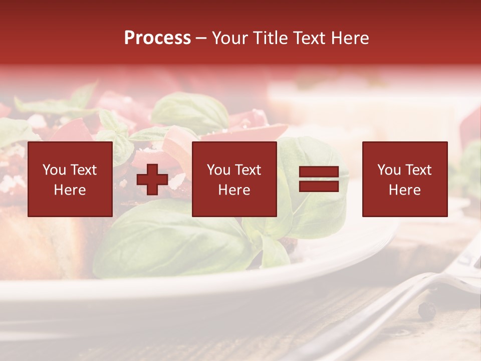 Studio Shot Sauce Baguette PowerPoint Template