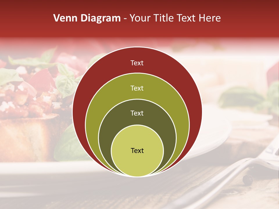 Studio Shot Sauce Baguette PowerPoint Template