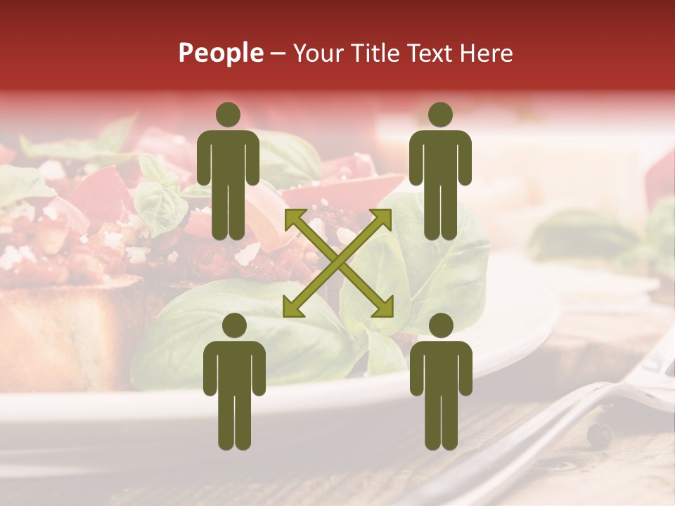 Studio Shot Sauce Baguette PowerPoint Template