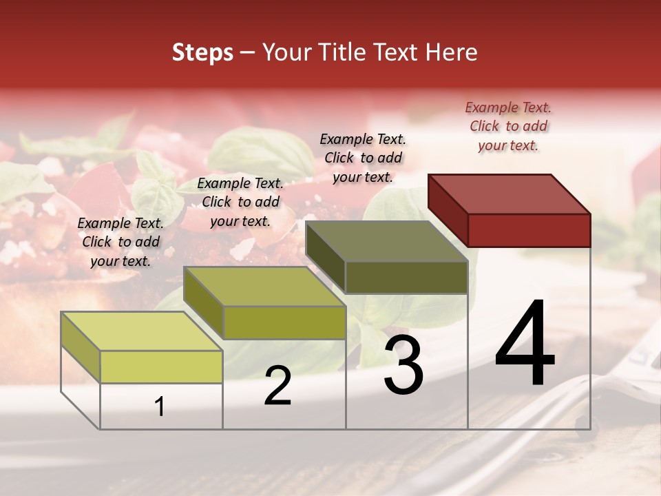 Studio Shot Sauce Baguette PowerPoint Template