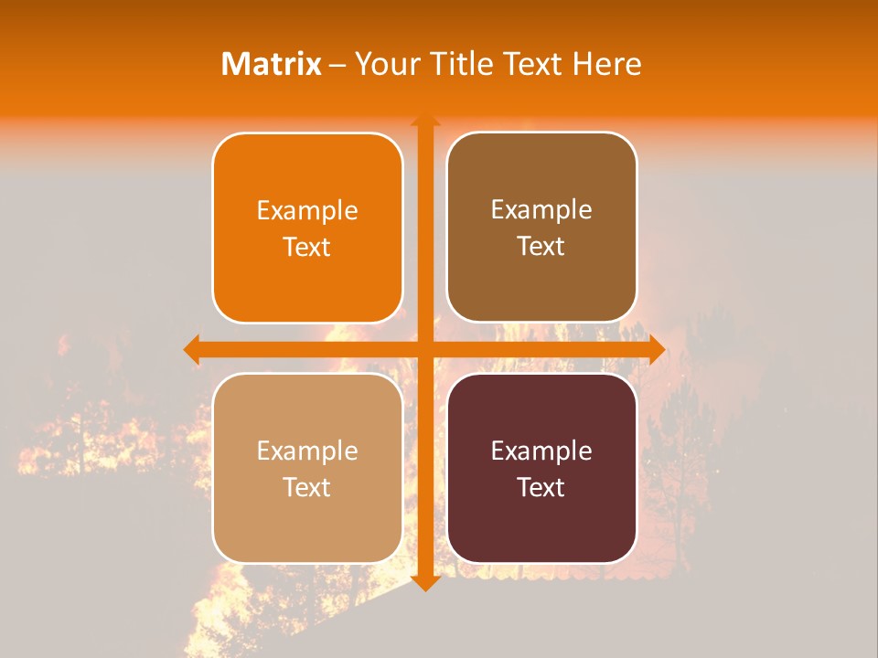 Smoke Forest Natural PowerPoint Template