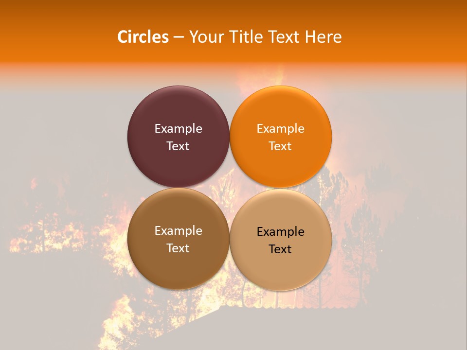 Smoke Forest Natural PowerPoint Template