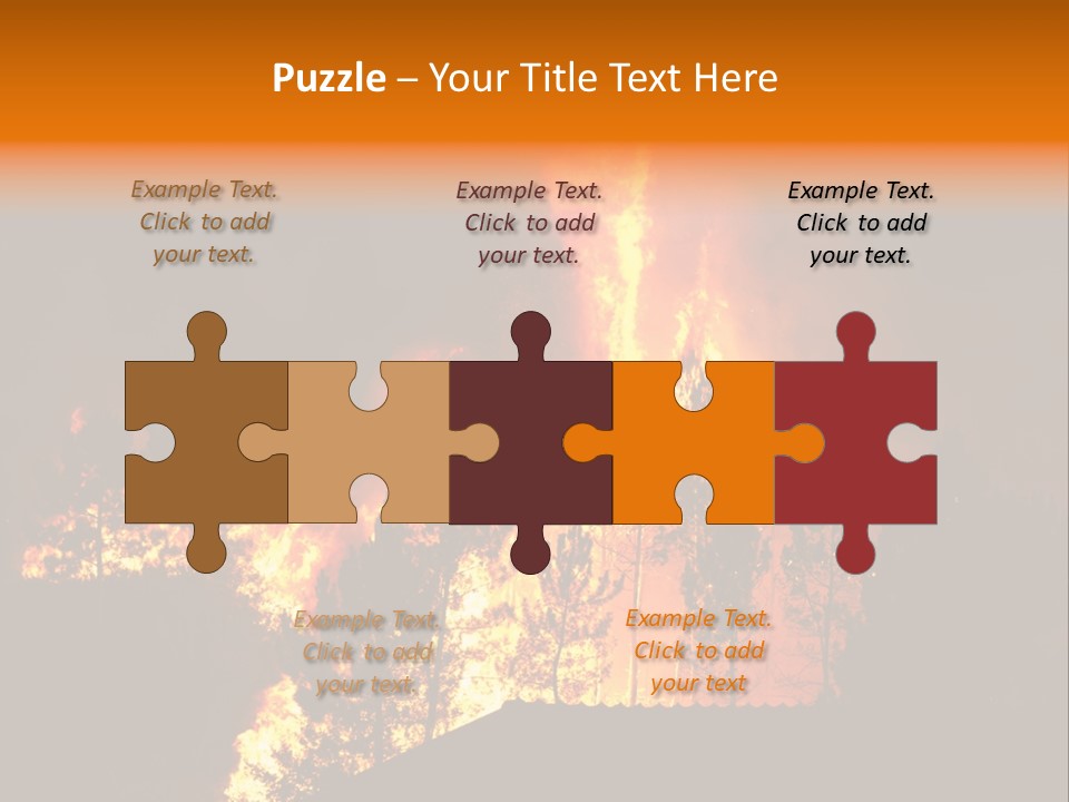 Smoke Forest Natural PowerPoint Template