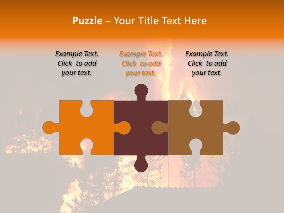 Smoke Forest Natural PowerPoint Template