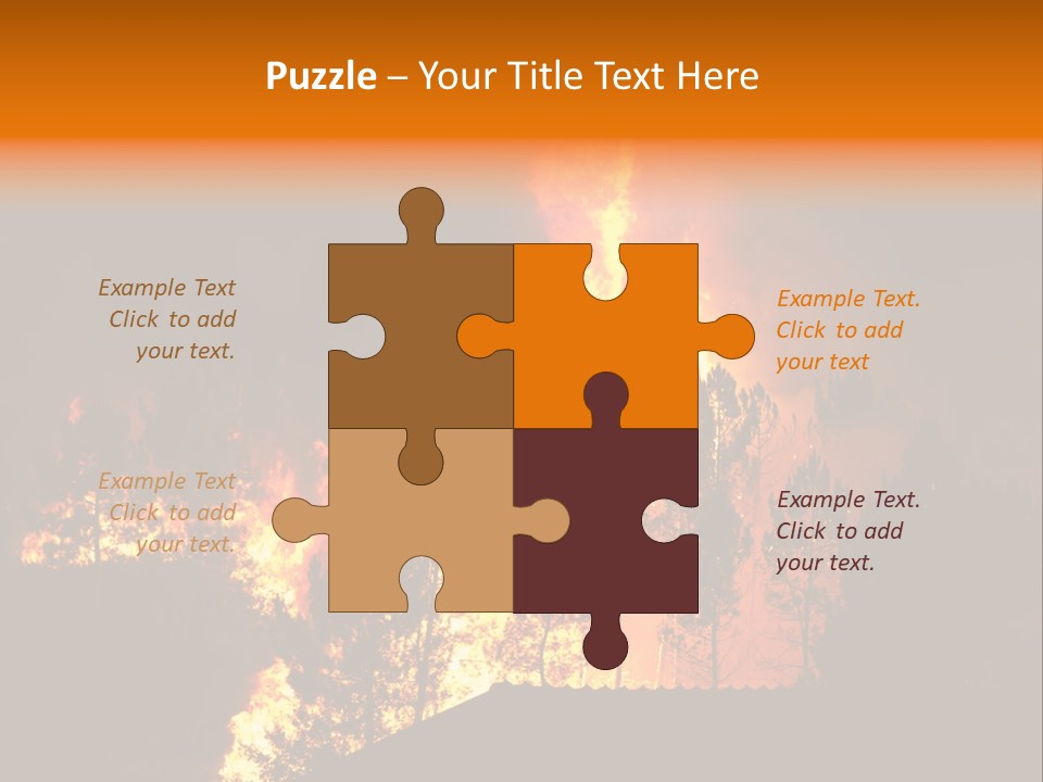 Smoke Forest Natural PowerPoint Template