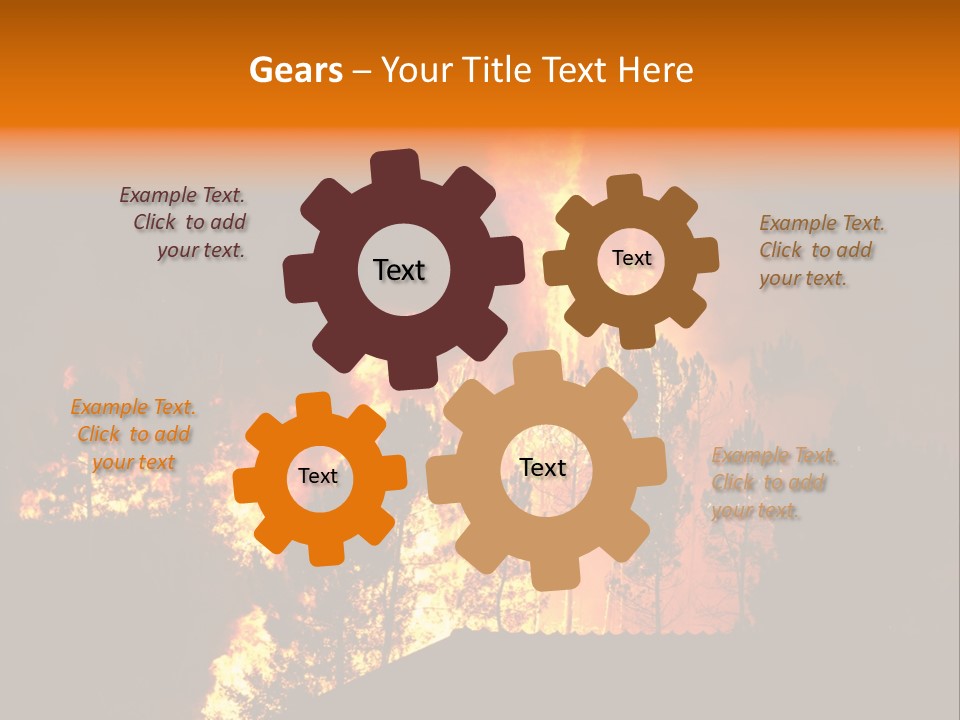 Smoke Forest Natural PowerPoint Template