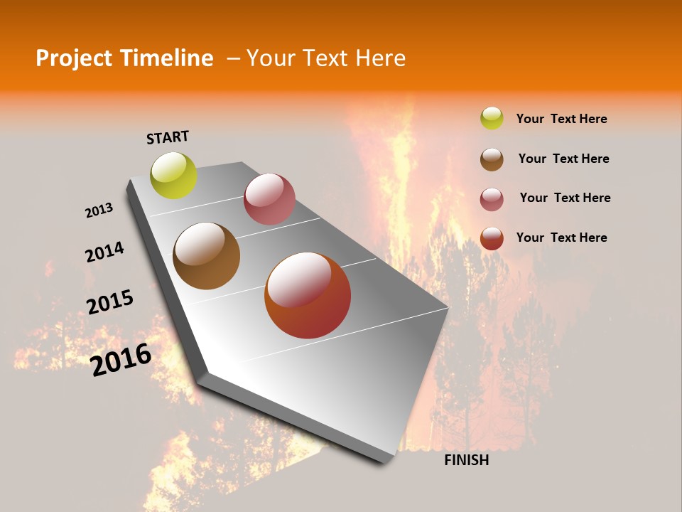 Smoke Forest Natural PowerPoint Template
