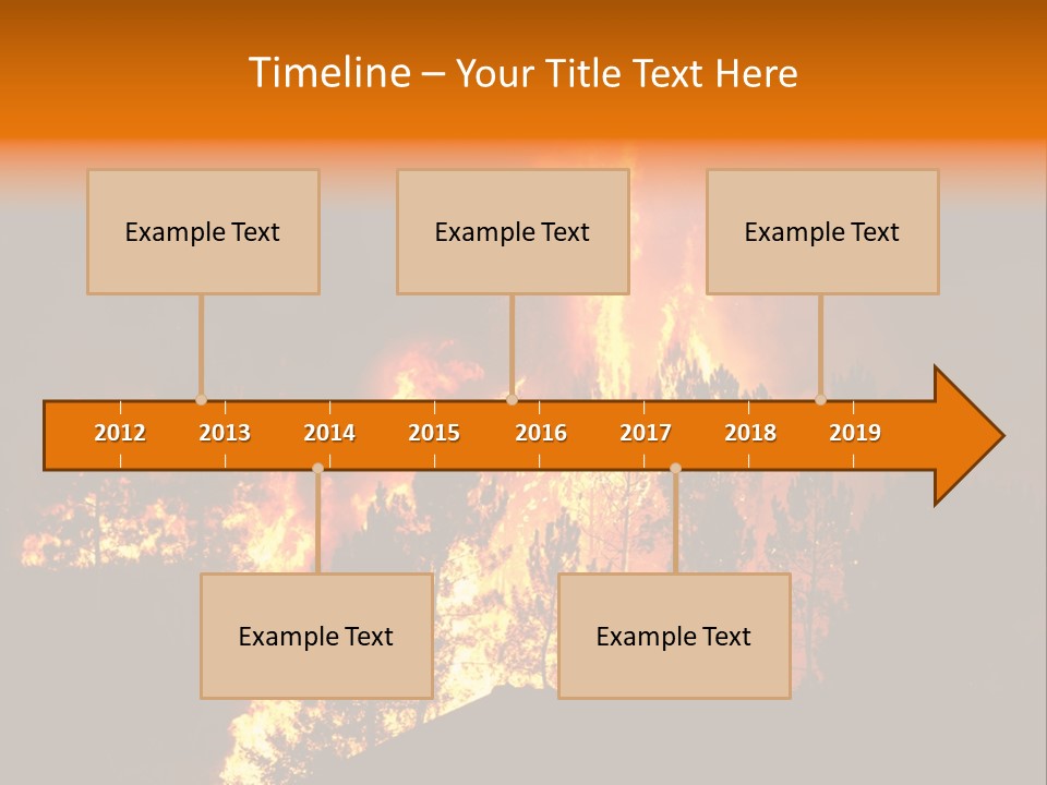 Smoke Forest Natural PowerPoint Template