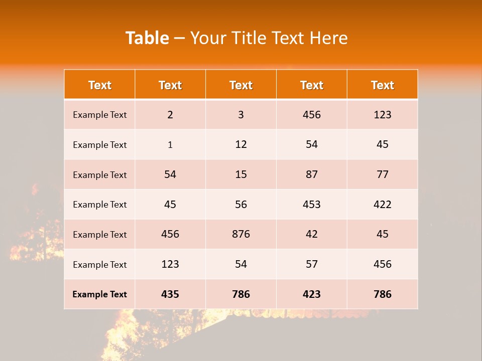 Smoke Forest Natural PowerPoint Template