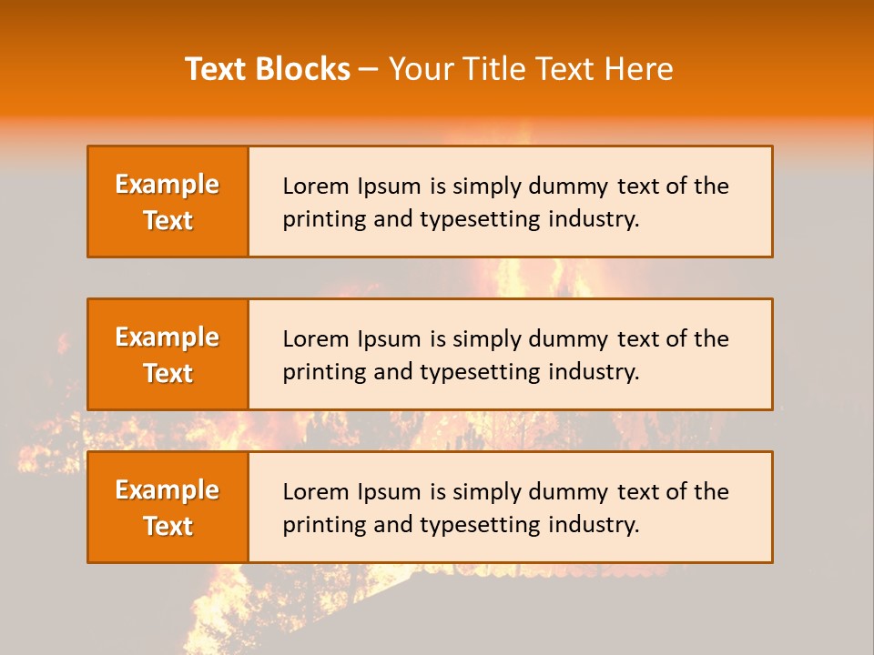 Smoke Forest Natural PowerPoint Template