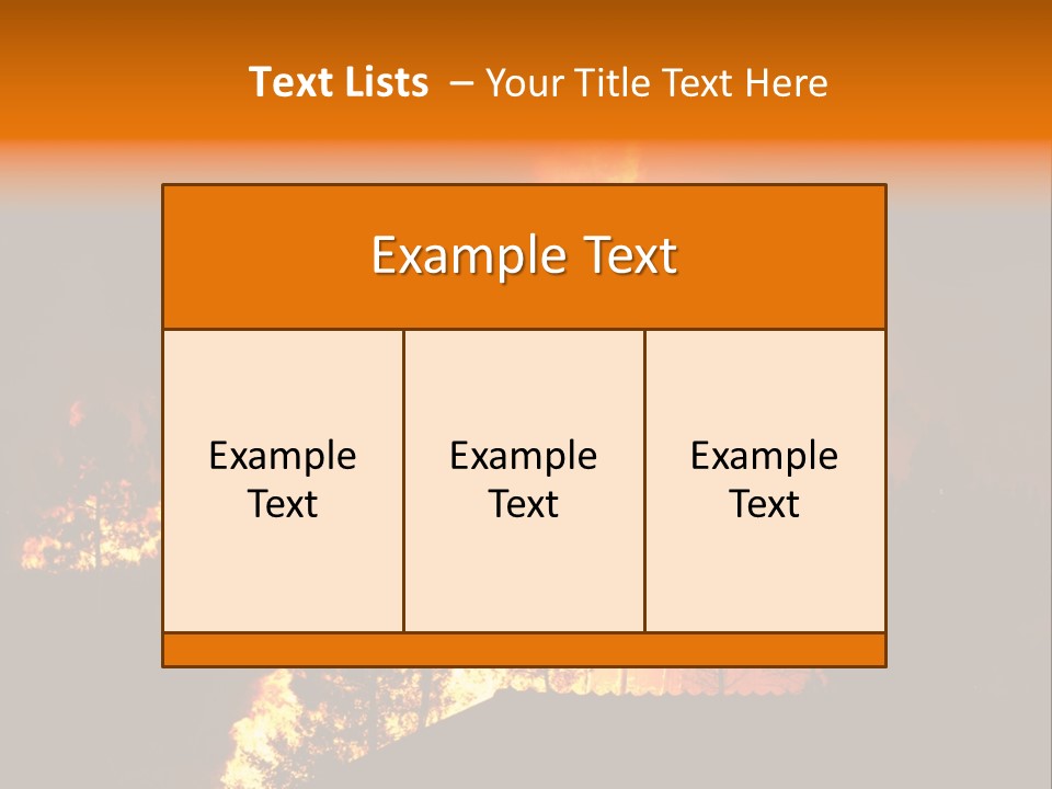 Smoke Forest Natural PowerPoint Template