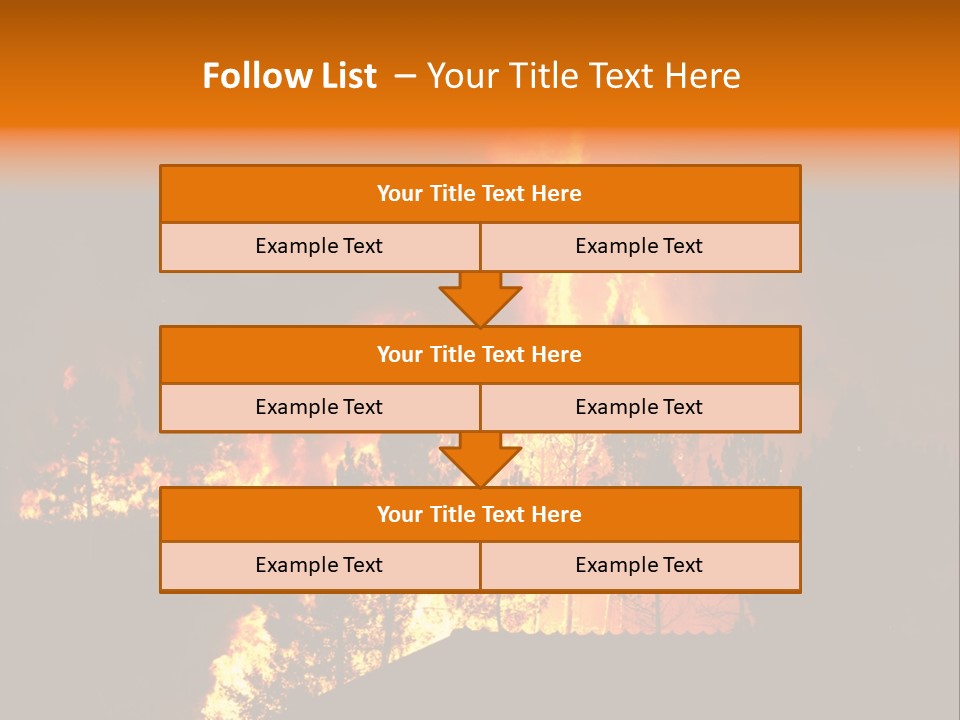 Smoke Forest Natural PowerPoint Template