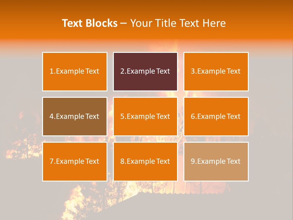 Smoke Forest Natural PowerPoint Template