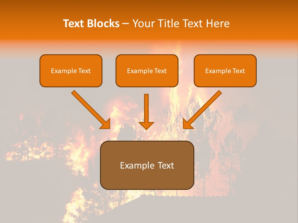 Smoke Forest Natural PowerPoint Template