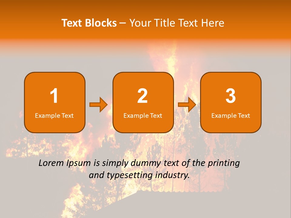 Smoke Forest Natural PowerPoint Template