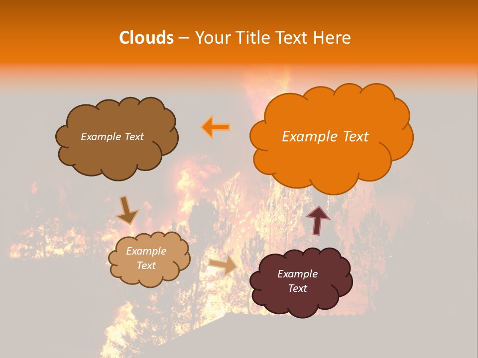 Smoke Forest Natural PowerPoint Template