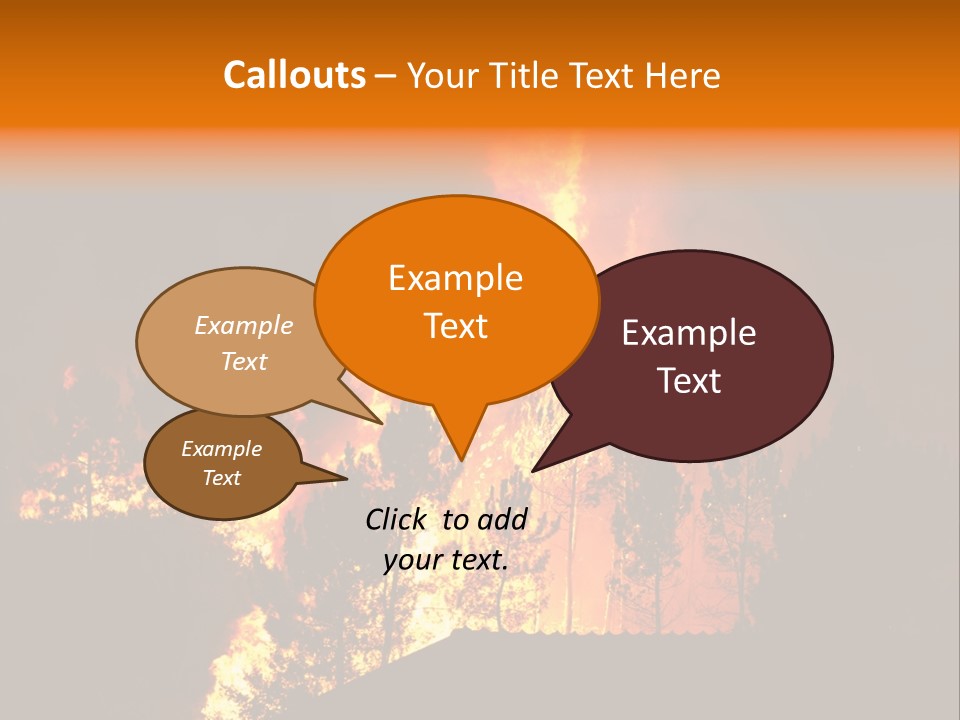 Smoke Forest Natural PowerPoint Template
